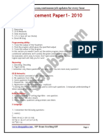 HP PlacementPapers PDF