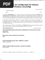 Utilitário de Configuração Do Sistema Windows