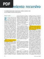 Corballis - Pensamiento recursivo