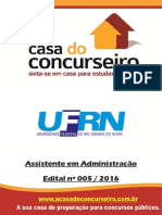 Apostila Ufrn 2016 Natal e Macaiba Assistente em Administracao