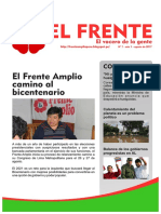 Boletín Frente Amplio Lima Metropolitana