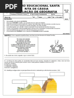 Avaliação Relevo e Agentes Internos Do Relevo