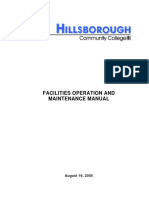Facilities Operation and Maintenance Manual