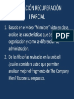 Recuperación Primer Parcial