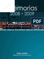 Memorias Poder Judicial 2008-2009