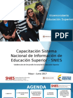 Capacitacion SNIES 2017