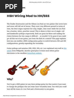 Hsh Wiring Mod to Hh_sss – Alloutput