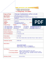 Factory Profile For Disari Indu (PVT.) LTD