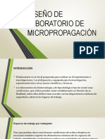 Diseño de Laboratorio de Micropropagación