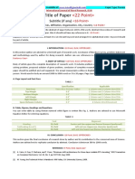 Manuscript Template