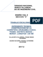 Diseño Vial II - Informe