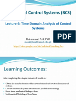 Lecture 6-Time Domain Analysis of Control Systems