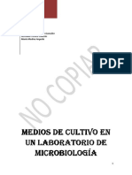 Medios de Cultivo en Un Laboratorio de Microbiologc3ada PDF