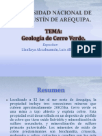 Geologia de Cerro Verde
