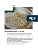 Bubur Kacang Hijau