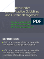 Otitis Media Guidelines: Diagnosis, Treatment