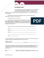 Photo Consent and Release Form