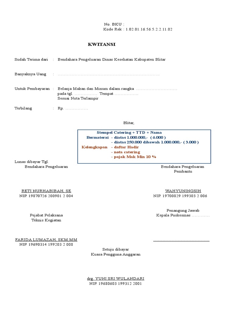 Contoh Spj Bok 2016