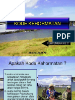 Pert. 2 Kode Kehormatan Dan Ad Art