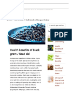 Health Benefits of Black Gram _ Urad Dal _ Value Food