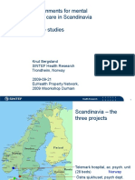 Environments For Mental Health Care in Scandinavia - Knut - Bergsland