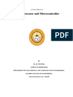 Microprocessor and Microcontroller Course Material