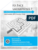 How To Face CA Examinations ?: A Matrix of Winning Strategies