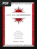 Cold War Anthropology by David H Price PDF