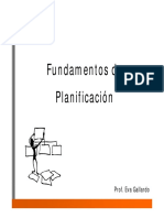 Fundamentos de Planificación PDF