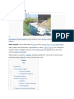 Water Pollution: From Wikipedia, The Free Encyclopedia