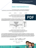 Dominio Matematico Ser Bachiller