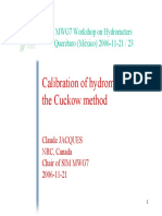 Calibrating Hydrometers with the Cuckow Method