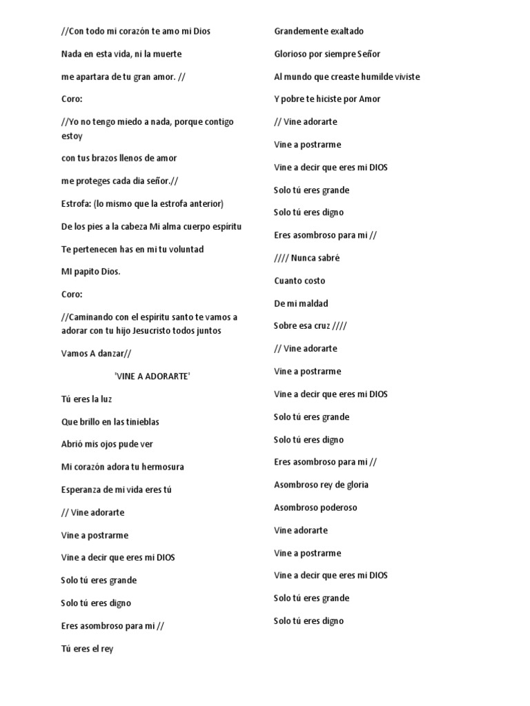 Con Todo Mi Corazón Te Amo Mi Dios