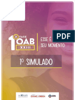 Simulado 1o Fase OAB: gestão de tempo, identificação de lacunas e equilíbrio emocional