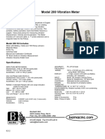 Balmac Vibration Meter Model 200