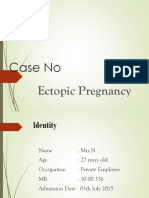 Case No: Ectopic Pregnancy