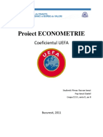 Proiect ECONOMETRIE