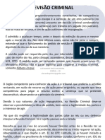 Revisão Criminal: Análise do instituto e procedimento