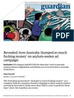 Revealed_ How Australia 'Dumped So Much Fucking Money' on Asylum-seeker Ad Campaign _ Australia News _ the Guardian