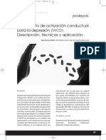 Tratamiento de Activacion Conductual para La Depresion TACD PDF