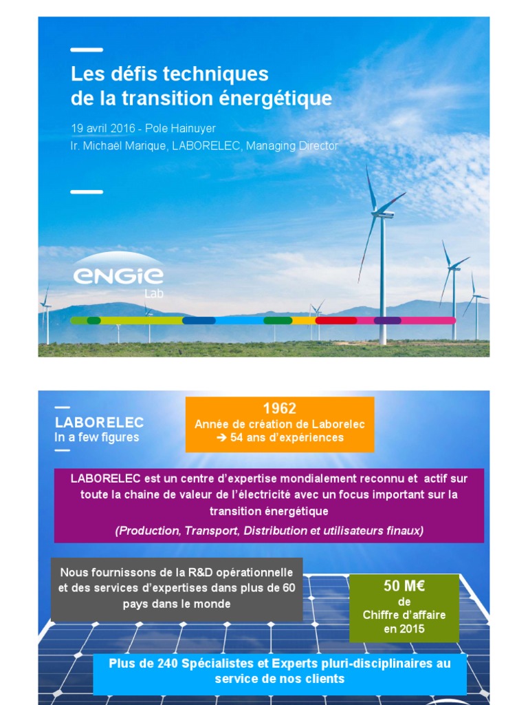 Défis techniques de la transition énergétique | PDF | Énergie solaire ...