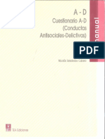 Cuestionario A-D Manual