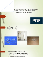 Lentes Convergentes y Divergentes Exp