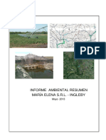 Represas - INGLEBY Informe Ambiental Resumen