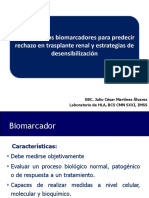 Utilidad de Los Biomarcadores Para Predecir Rechazo en Trasplante Renal y Estrategias de Desensibilizacion