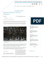 Ações Das Forças Armadas Serão Feitas de Surpresa No Rio, Diz Jungmann _ Agência Brasil - Últimas Notícias Do Brasil e Do Mundo