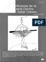 71 La Influencia de La Euskal Dantza en El Ballet Clasico
