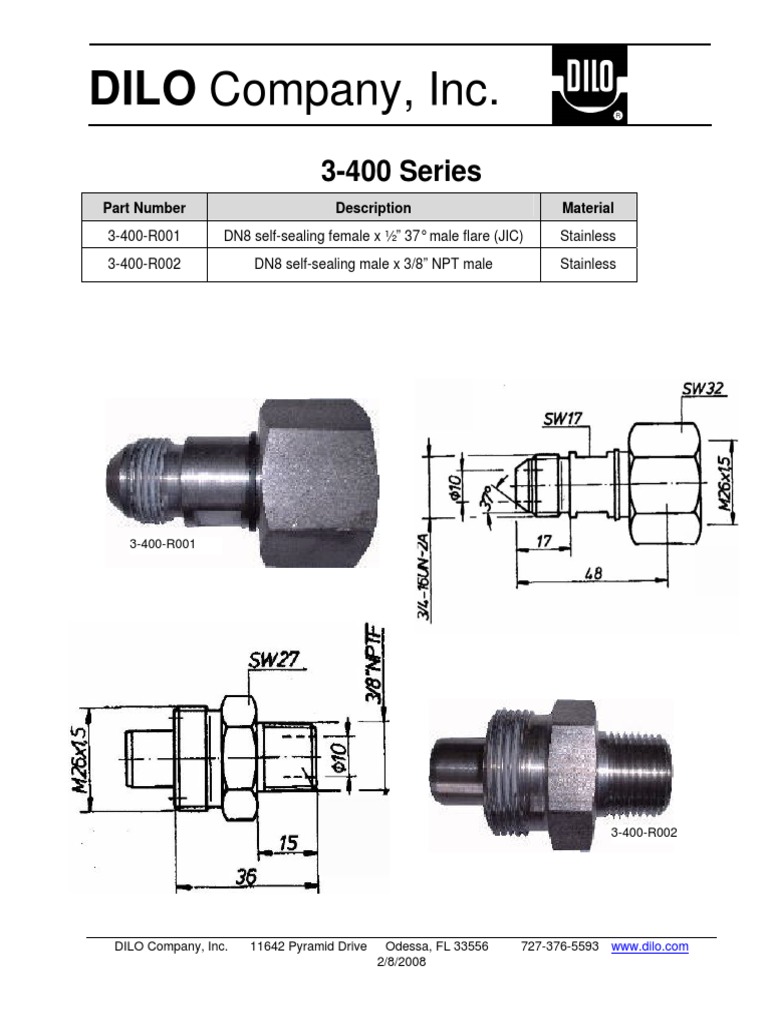 DILO Fittings and Couplings Catalogue | PDF