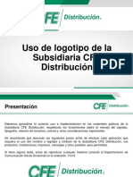 Presentación y Uso de Logotipo CFE Distribución