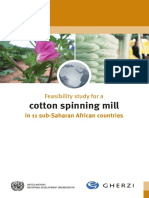 Feasibility Study for Cotton Spinning Mill